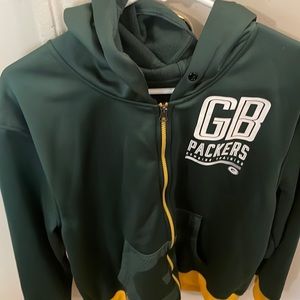 Large - button down - Green Bay packers coat